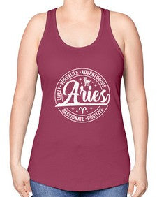 Aries 103# - aries -Racerback Tank