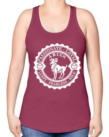 Aries 4# - aries -Racerback Tank