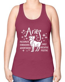Aries 99# - aries -Racerback Tank