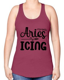Ariesicing 106# - aries -Racerback Tank