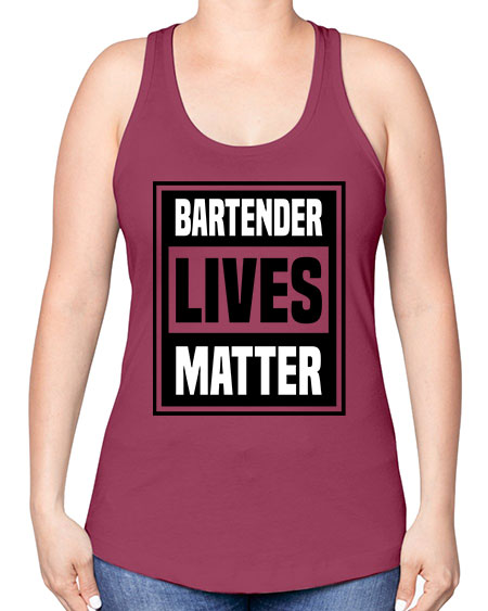 BARTENDER Style 55# - bartender -Racerback Tank