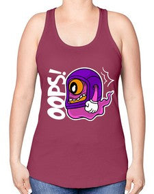 Baby oops 9# - cartoon general -Racerback Tank