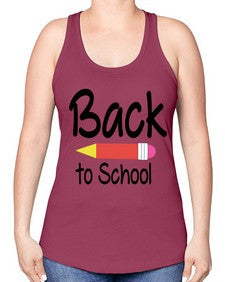 Back to School 5# - general school -Racerback Tank