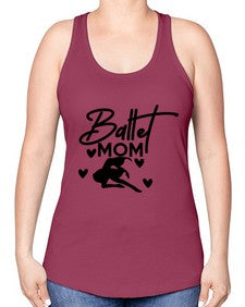 Ballet mom 75# - ballet -Racerback Tank