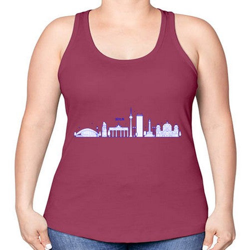 Berlin 448# - cities -Racerback Tank