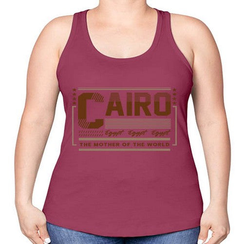 Cairo 528# - cities -Racerback Tank