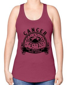 Cancer 13# - cancer -Racerback Tank