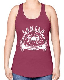 Cancer 14# - cancer -Racerback Tank