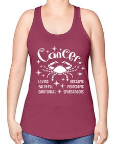 Cancer 150# - cancer -Racerback Tank