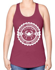 Cancer 16# - cancer -Racerback Tank