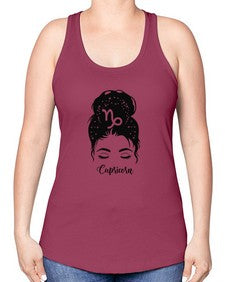 Capricorn Woman - capricorn -Racerback Tank