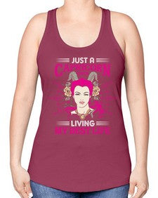 Capricorn chick 193# - capricorn -Racerback Tank
