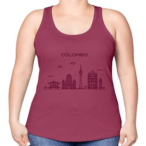 Colombo 597# - cities -Racerback Tank