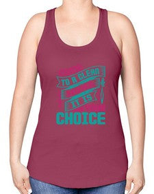 Come clean a home it is your choice Style 107# - cleaner -Racerback Tank