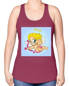 Cupid 79# - cartoon general -Racerback Tank