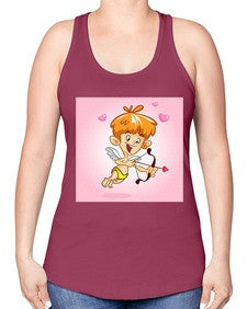 Cupid 80# - cartoon general -Racerback Tank