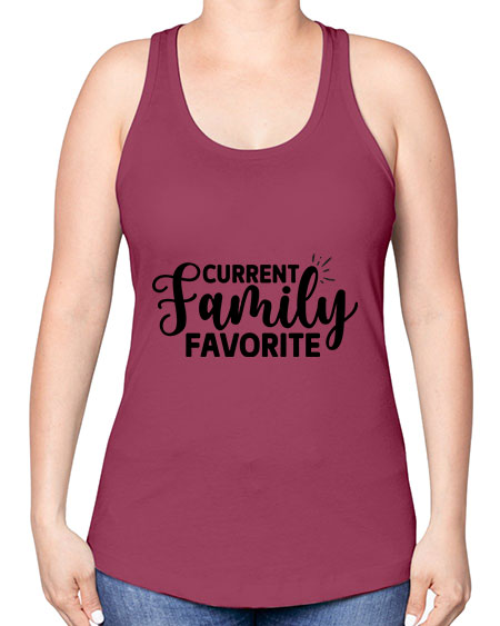 Current Family Favorite 293# - kids -Racerback Tank