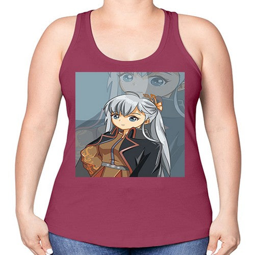 Cute princess game 65# - anime -Racerback Tank
