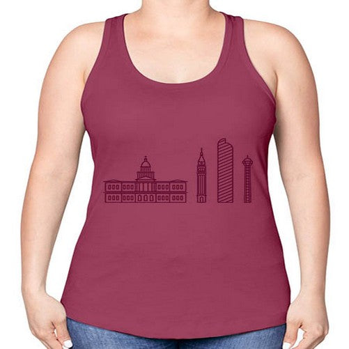 Denver 660# - cities -Racerback Tank
