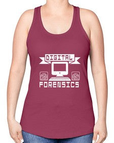 Digital forensics 51# - computer -Racerback Tank