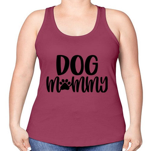 Dog Mommy Style 24# - dogs -Racerback Tank