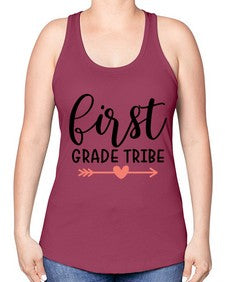 First Grade Tribe 161# - first grade -Racerback Tank