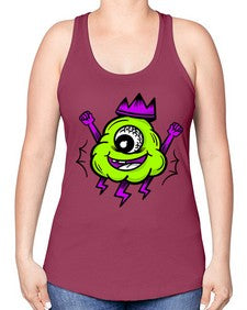 Forever thunder 127# - cartoon general -Racerback Tank