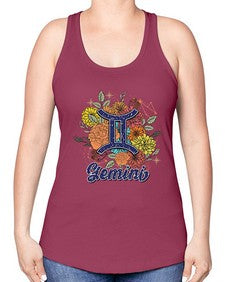 Gemini 126# - gemini -Racerback Tank