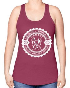 Gemini 12# - gemini -Racerback Tank