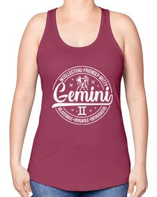 Gemini 226# - gemini -Racerback Tank