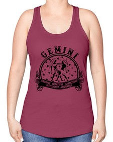 Gemini 9# - gemini -Racerback Tank