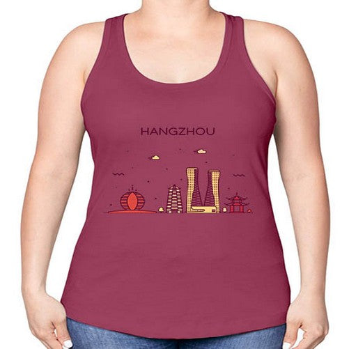 Hangzhou 811# - cities -Racerback Tank