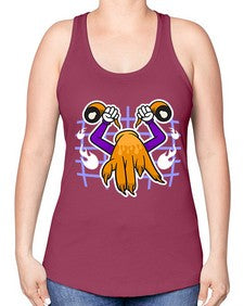 Haunted spy 137# - cartoon general -Racerback Tank
