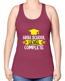 High School Level Complete 351# - twelfth grade -Racerback Tank