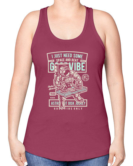 I Just Need Some Space and Beat 26# - space -Racerback Tank