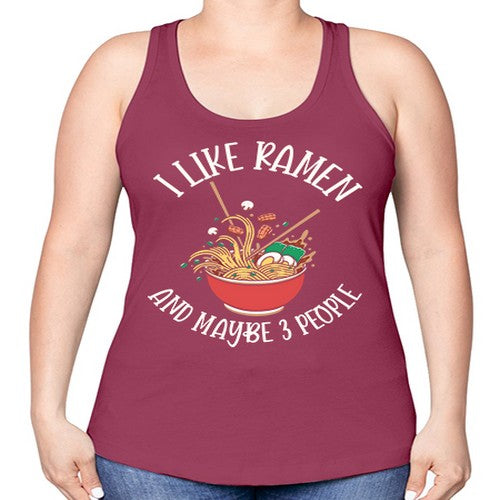 I Like Ramen Japanese Noodles 239# - anime -Racerback Tank