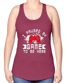 I paused my game to be here 54# - computer -Racerback Tank