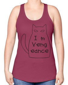 Im Vengeance - cats -Racerback Tank