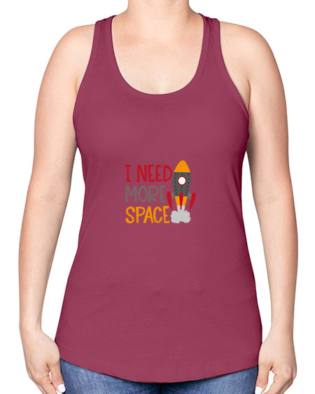 Ineedmorespace 18# - space -Racerback Tank