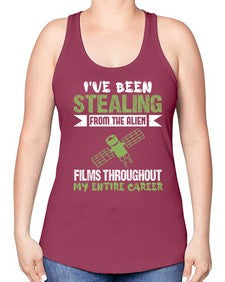 Ive been stealing from the alien 30# - ufo -Racerback Tank