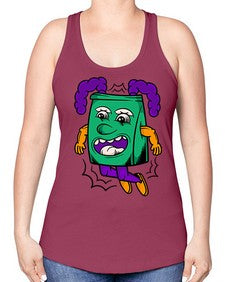 Jumping pouch 146# - cartoon general -Racerback Tank