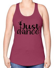 Jus dance 148# - ballet -Racerback Tank