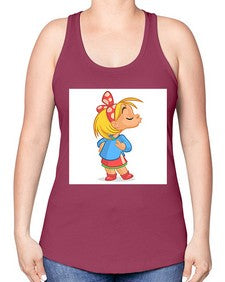 Kid 152# - cartoon general -Racerback Tank