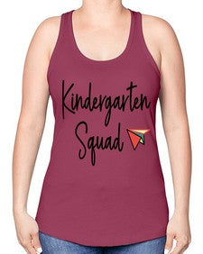 Kindergarten Squad 436# - kindergarten -Racerback Tank