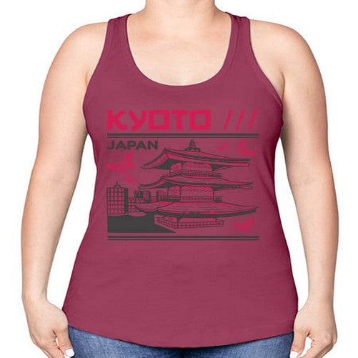 Kyoto 1100# - cities -Racerback Tank