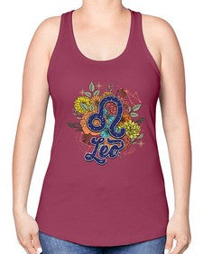 Leo 127# - leo -Racerback Tank