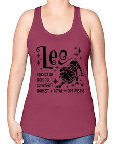 Leo 278# - leo -Racerback Tank