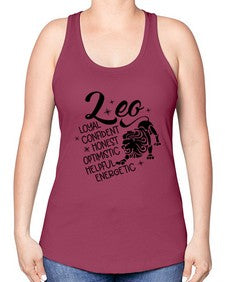 Leo 282# - leo -Racerback Tank