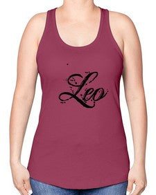 Leo 287# - leo -Racerback Tank