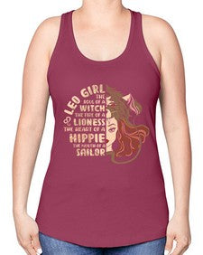 Leo girl 289# - leo -Racerback Tank